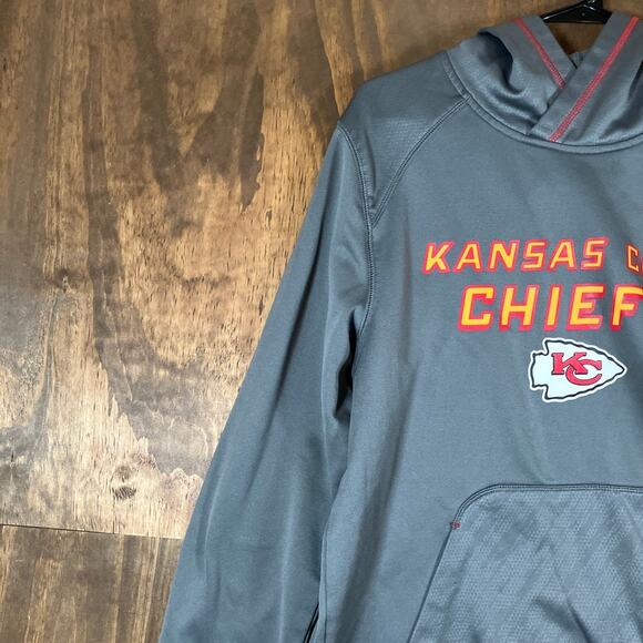Team Apparel Sweatshirt Kansas City Chiefs NFL Hoodie TX3 Warm Front Pocket M - Picture 4 of 12